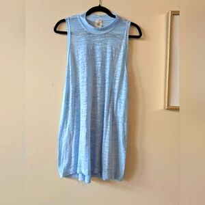 We The Free Light Blue Sleeveless Tank Top